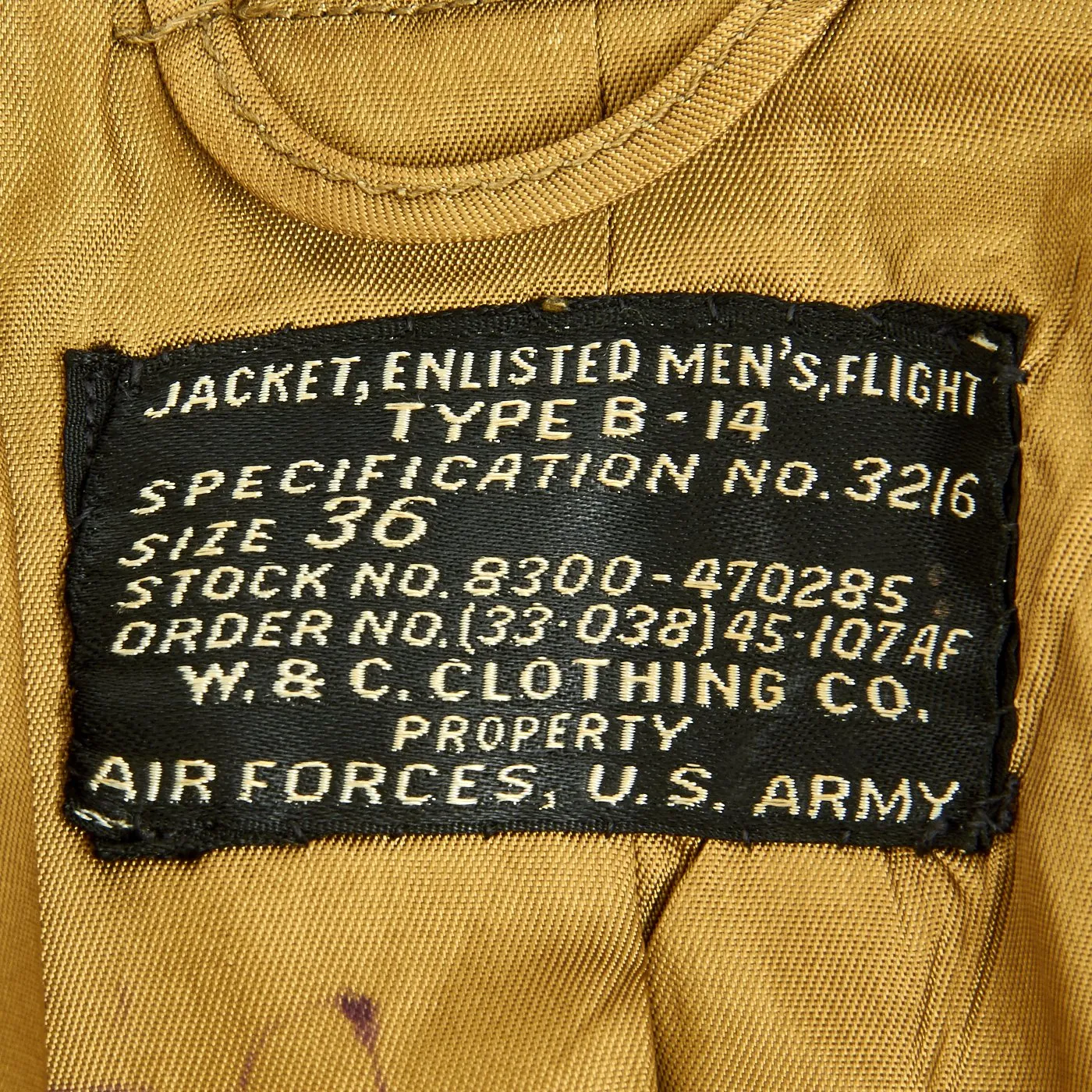 Original U.S. WWII 8th Air Force Crewman Uniform with British Made Patch