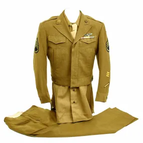 Original U.S. WWII 8th Air Force Crewman Uniform with British Made Patch