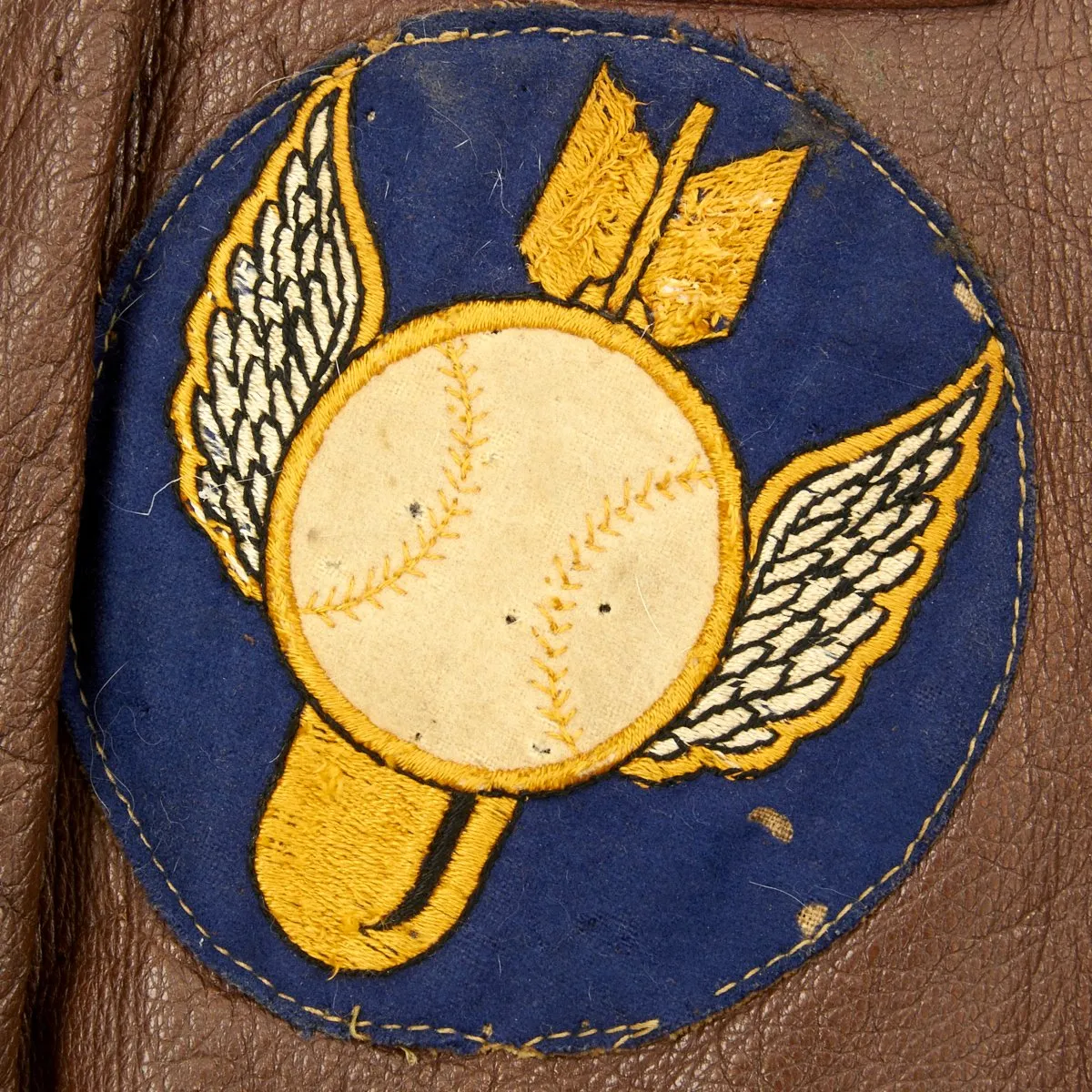 Original U.S. WWII B-17 Sky Ball 511th Bomb Squadron Ball Boys B-17 Named Pilot A-2 Flight Jacket