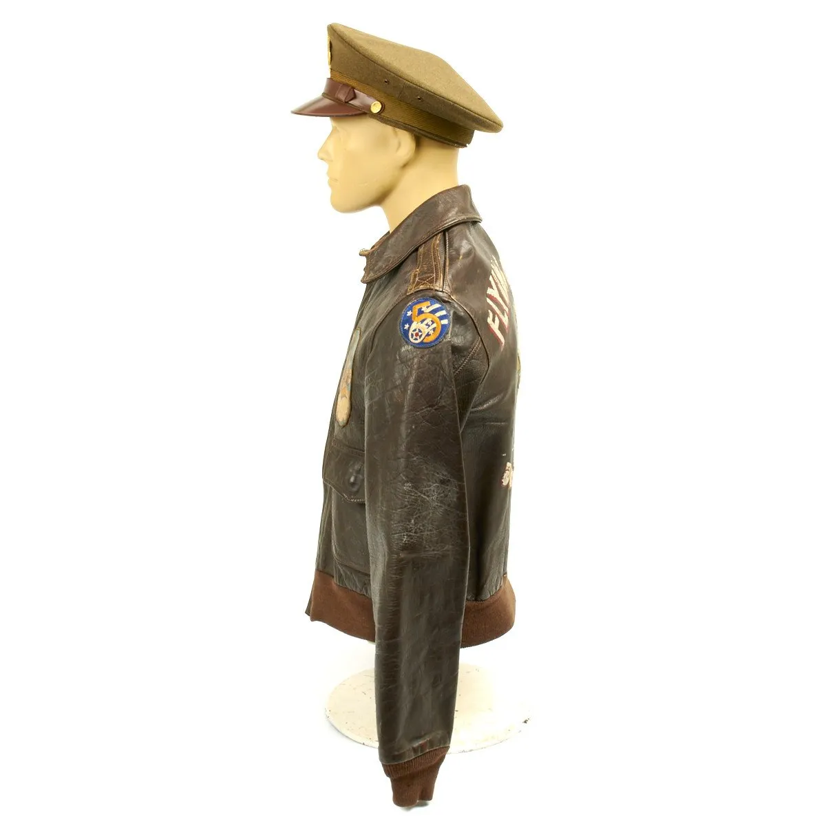 Original U.S. WWII B-24 380th Bomb Group KING OF THE HEAVIES Pilot Uniform Grouping