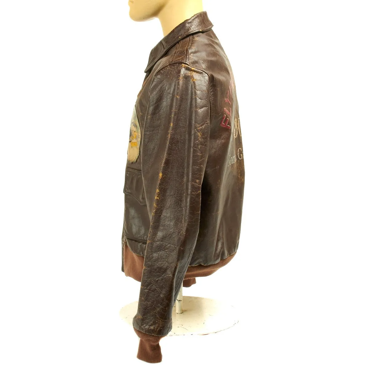 Original U.S. WWII B-24 Liberator FLYING CIRCUS 531 Bomb Squadron Named A-2 Flight Jacket