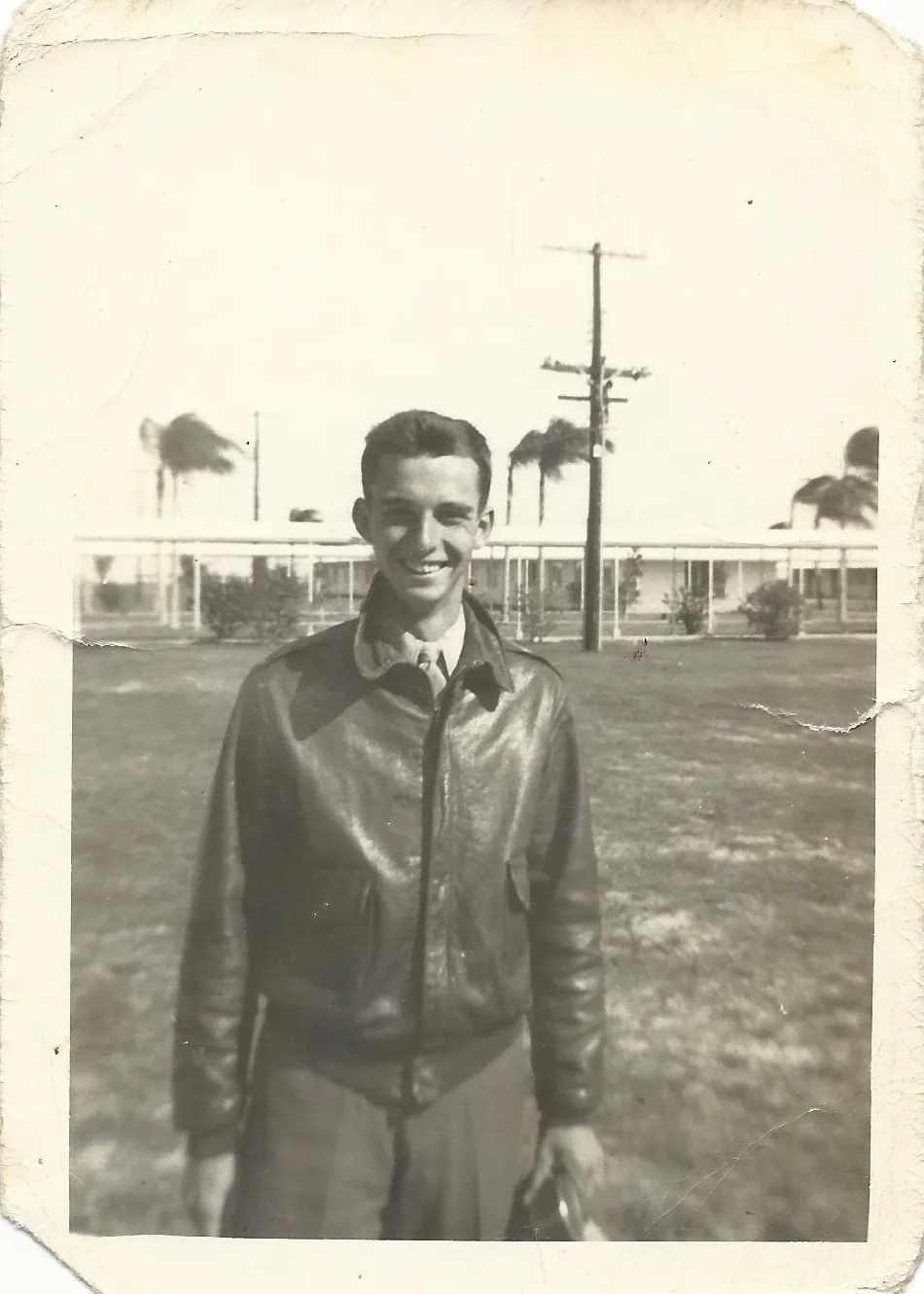 Original U.S. WWII B-24 Liberator Three Kisses for Luck Named A-2 Flight Jacket - Flying Eight Balls 44th Bomb Group