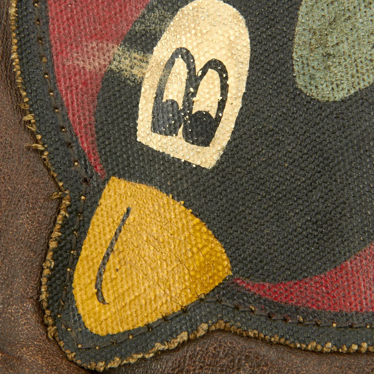 Original U.S. WWII B-24 Liberator Three Kisses for Luck Named A-2 Flight Jacket - Flying Eight Balls 44th Bomb Group