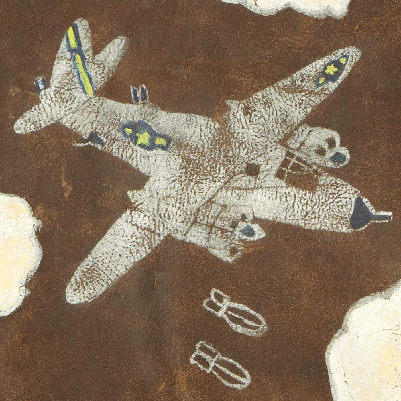 Original U.S. WWII B-26 Marauder Painted A-2 Flight Jacket