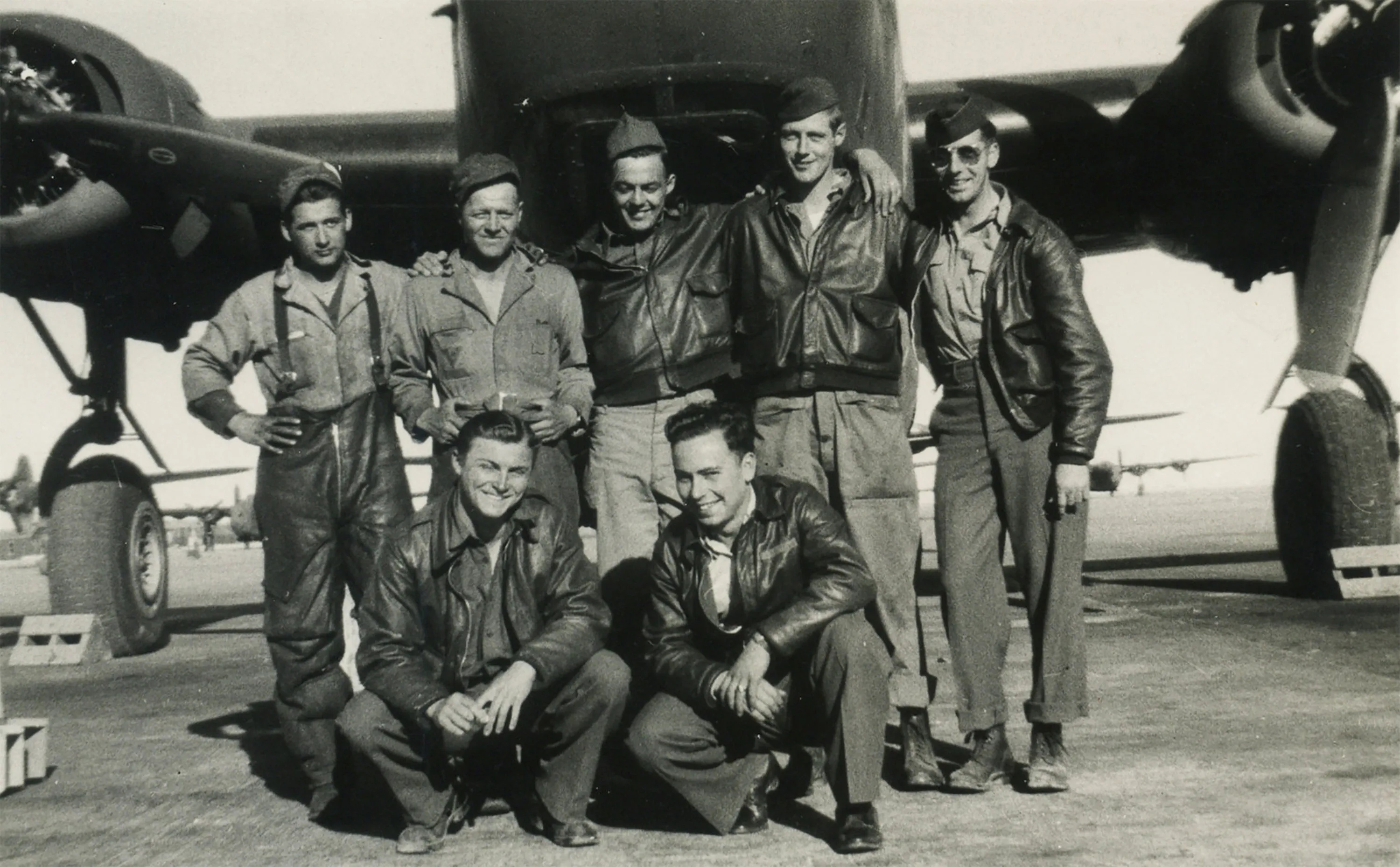 Original U.S. WWII Named 8th Air Force B-24 Liberator “Rebel Gal” Bombardier Paul T. Valachovic Uniform Grouping with A-2 Flight Jackets with Photos