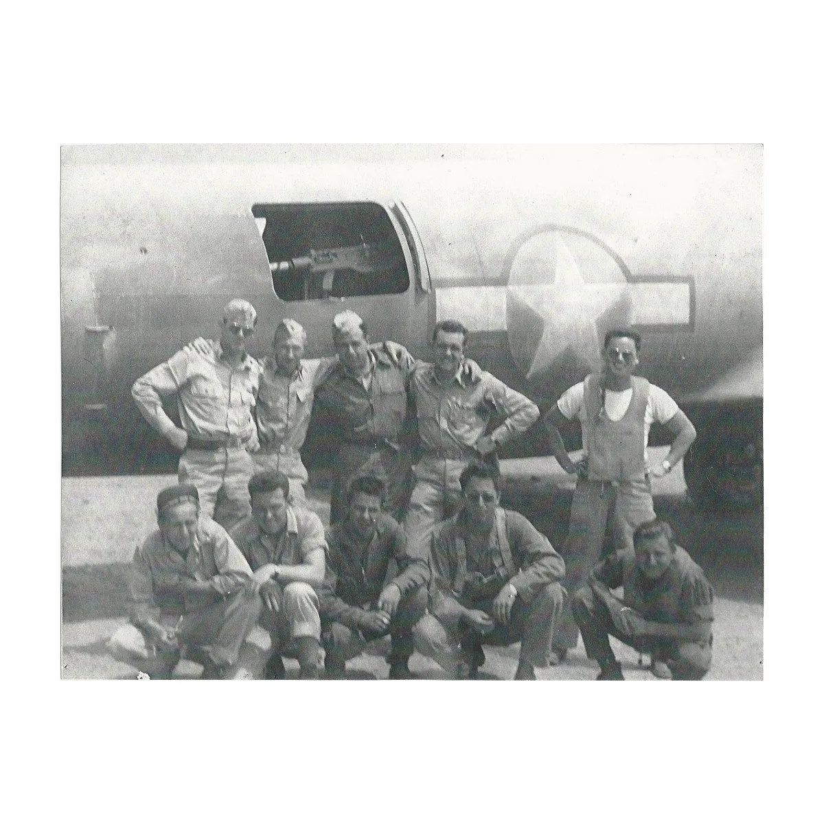 Original WWII 885th Bomb Squadron Special Group B-17 "Mission Belle" Named Navigator Grouping