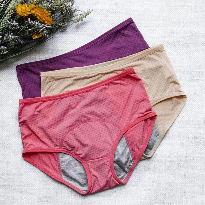 Pack de 5 Culottes Menstruelles pour tous les Flux