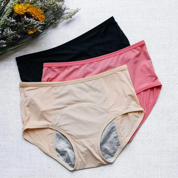 Pack de 5 Culottes Menstruelles pour tous les Flux