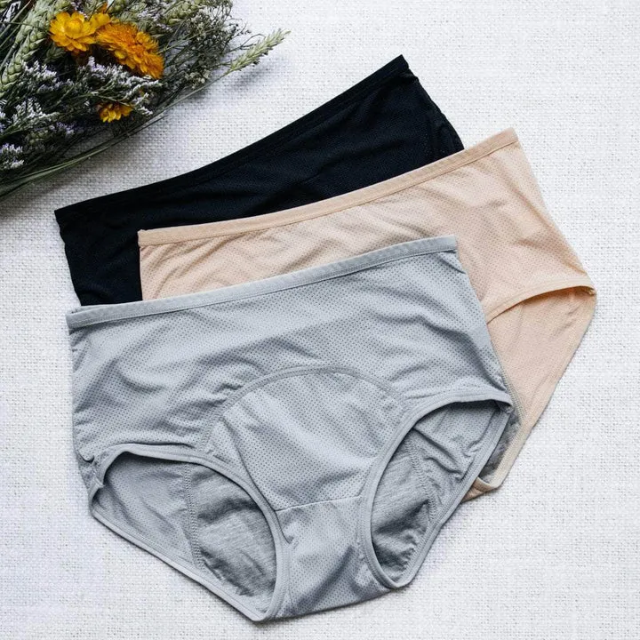 Pack de 5 Culottes Menstruelles pour tous les Flux