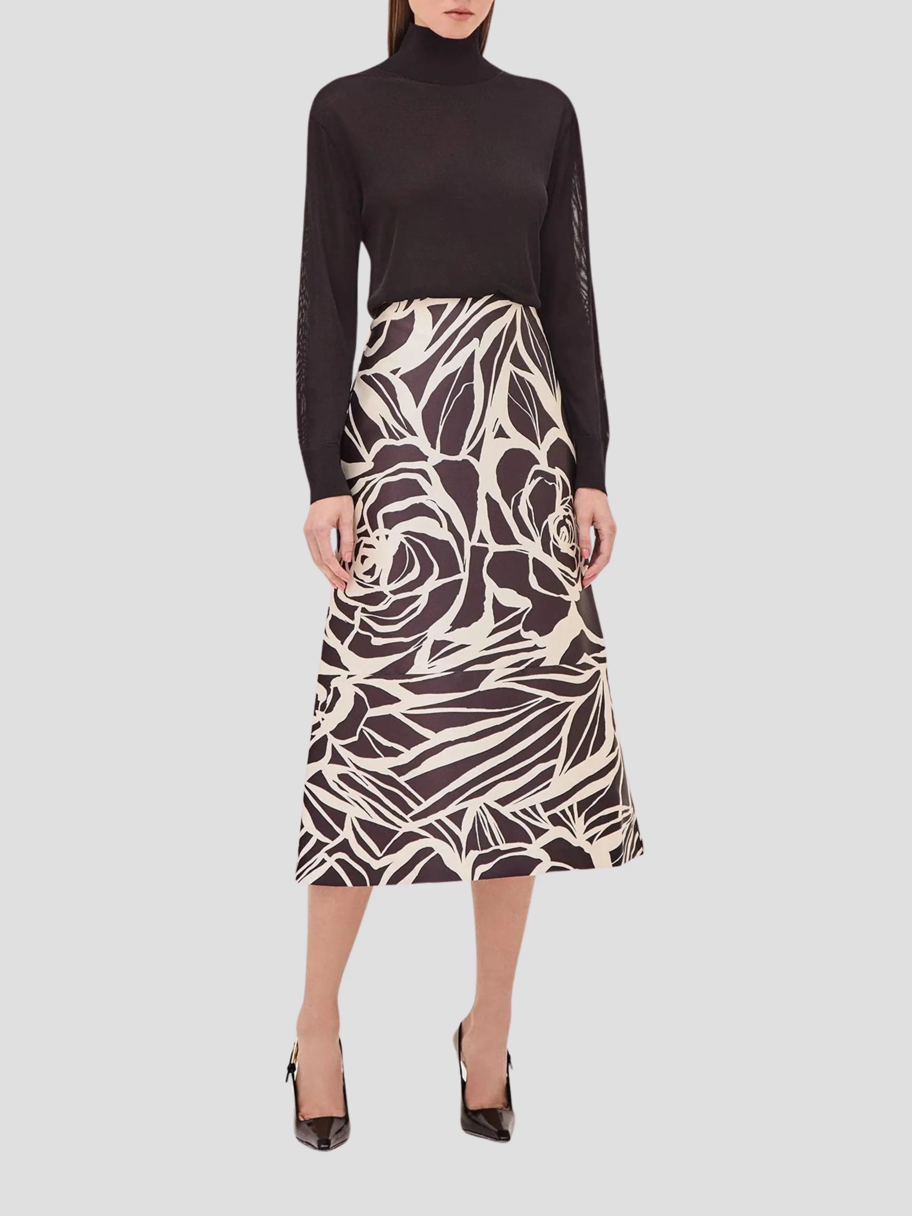 Patel Skirt in Black Petal