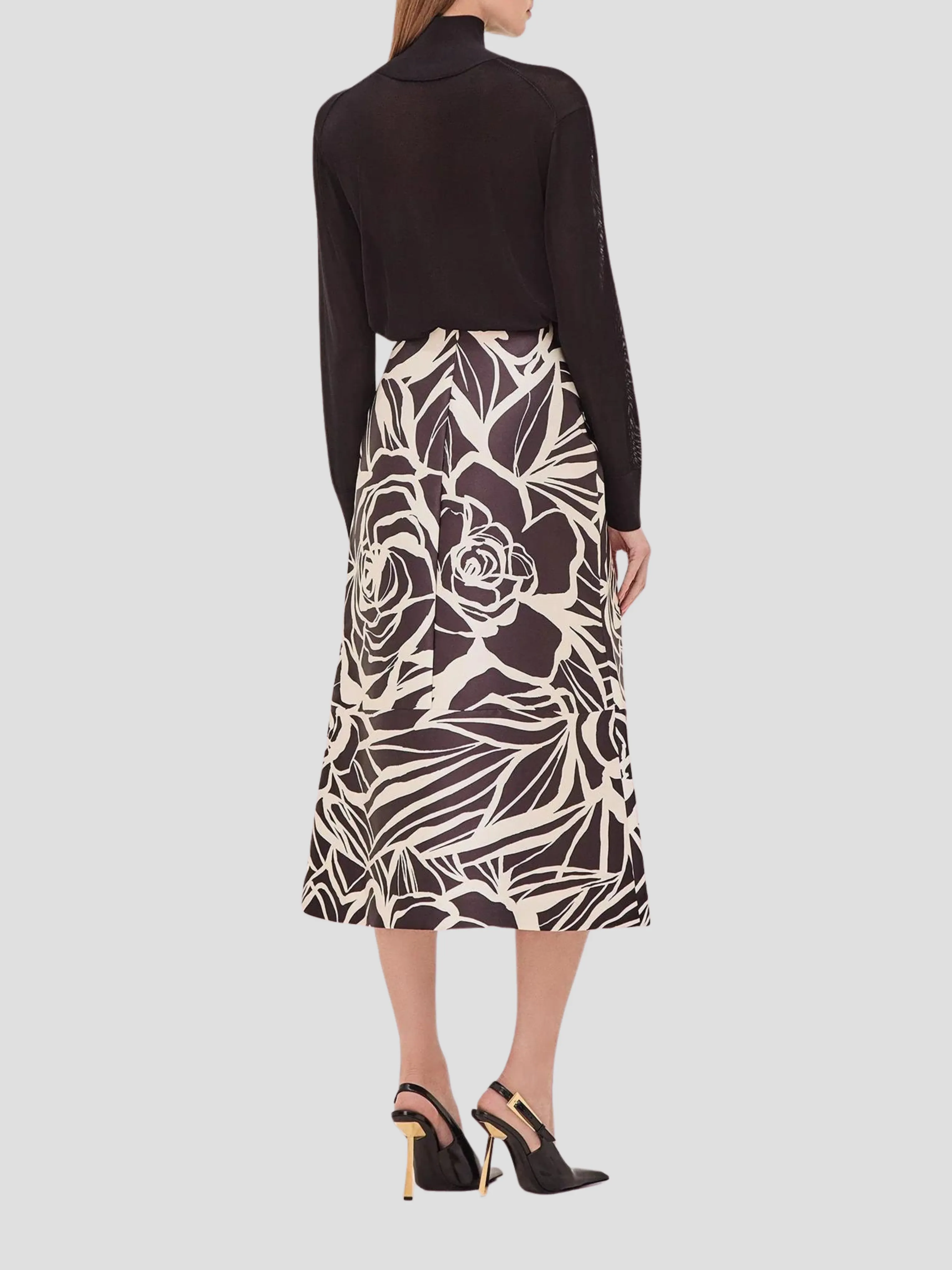 Patel Skirt in Black Petal