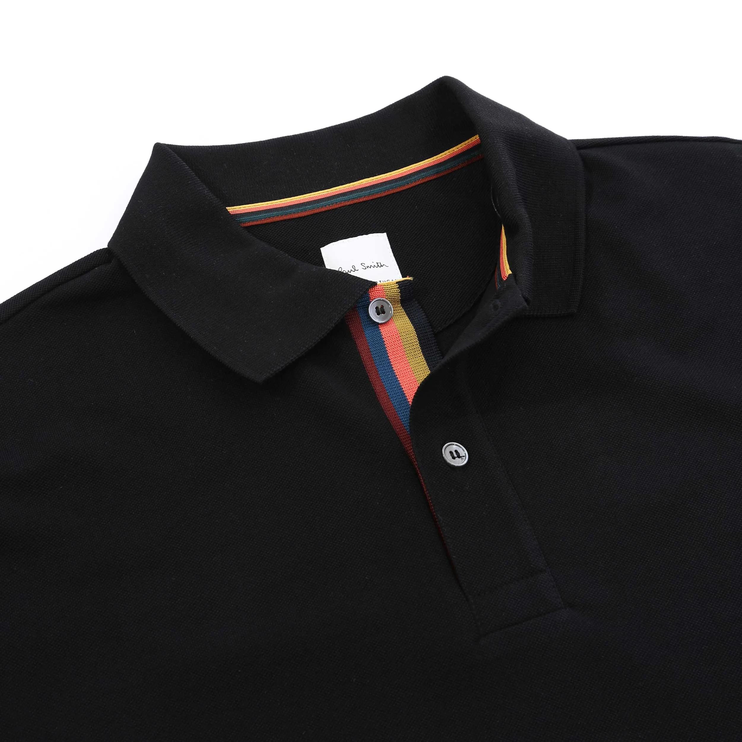 Paul Smith Placket Polo Shirt in Black