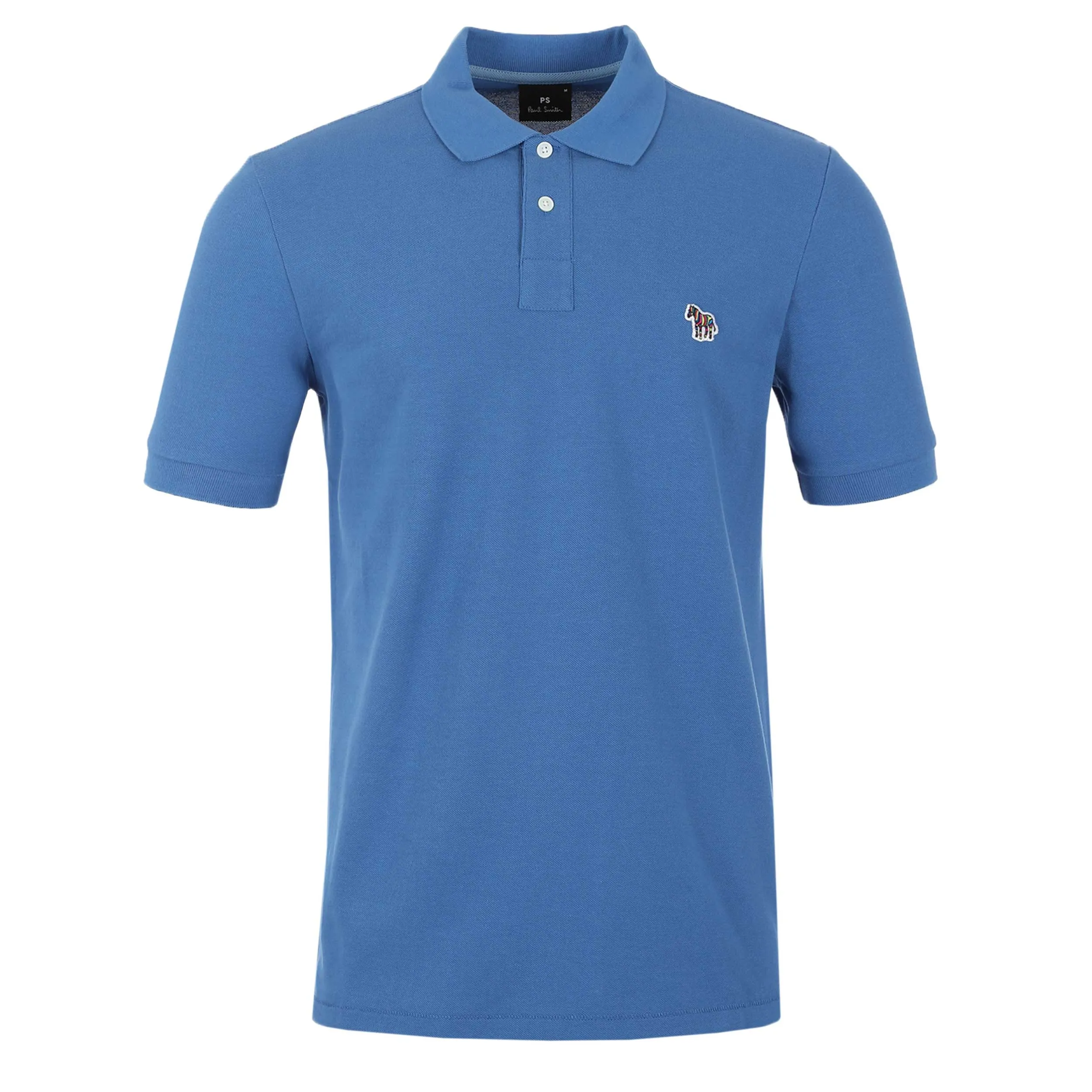 Paul Smith Zebra Badge Polo Shirt in Blue