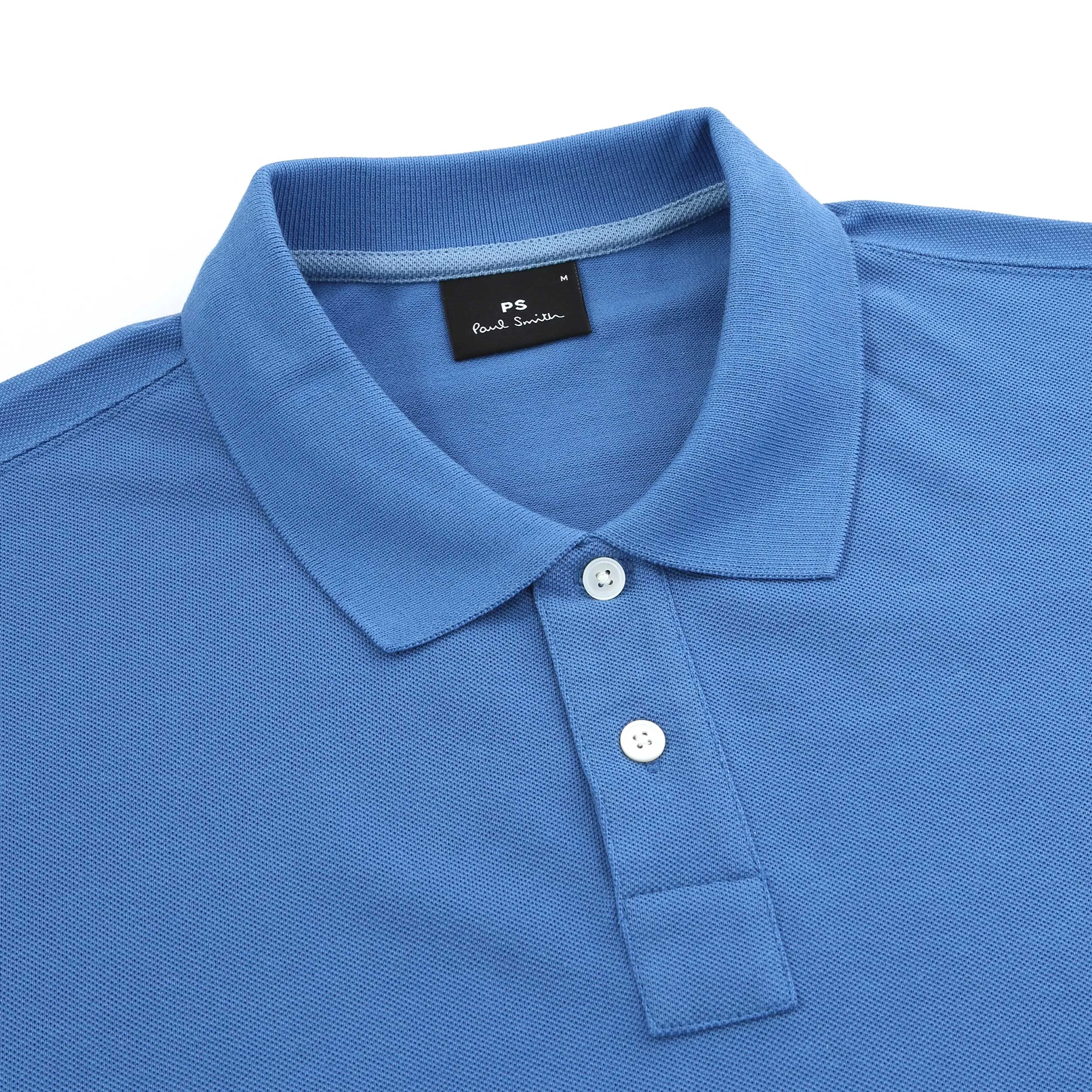 Paul Smith Zebra Badge Polo Shirt in Blue