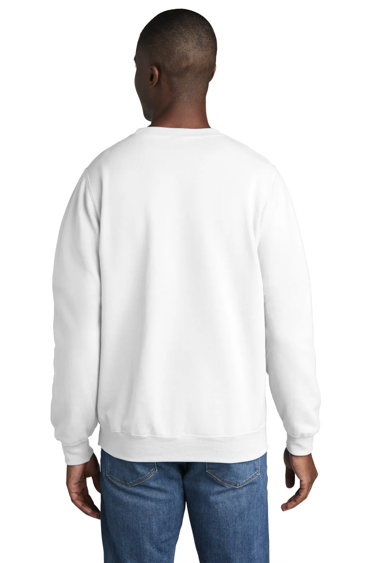 Port & Company Core Fleece Branded Sweatshirts, White