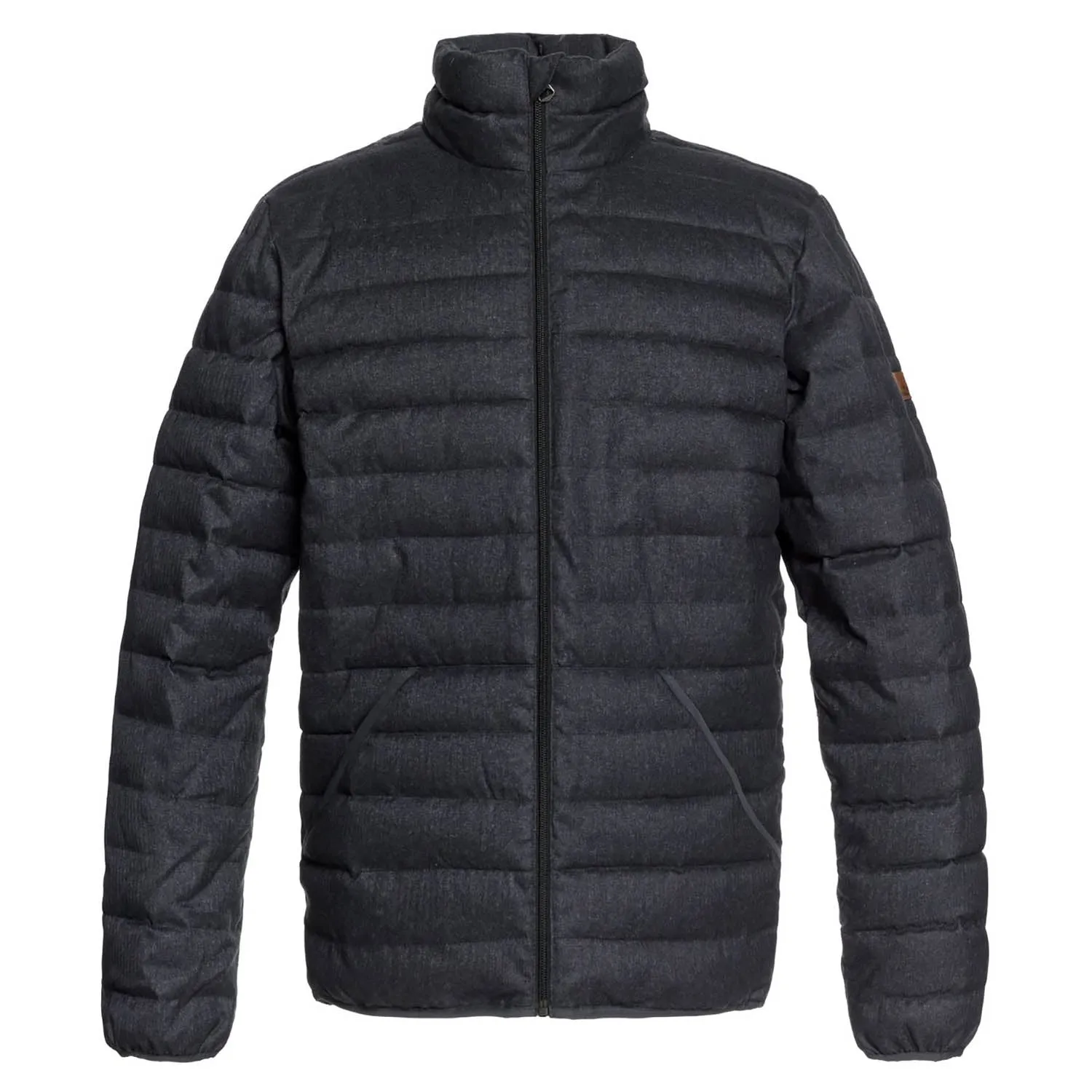 Quiksilver Everyday Scaly Puffer Jacket - Dark Grey Heather