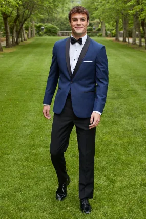 "Arlo" Navy Tuxedo Jacket (Separates)