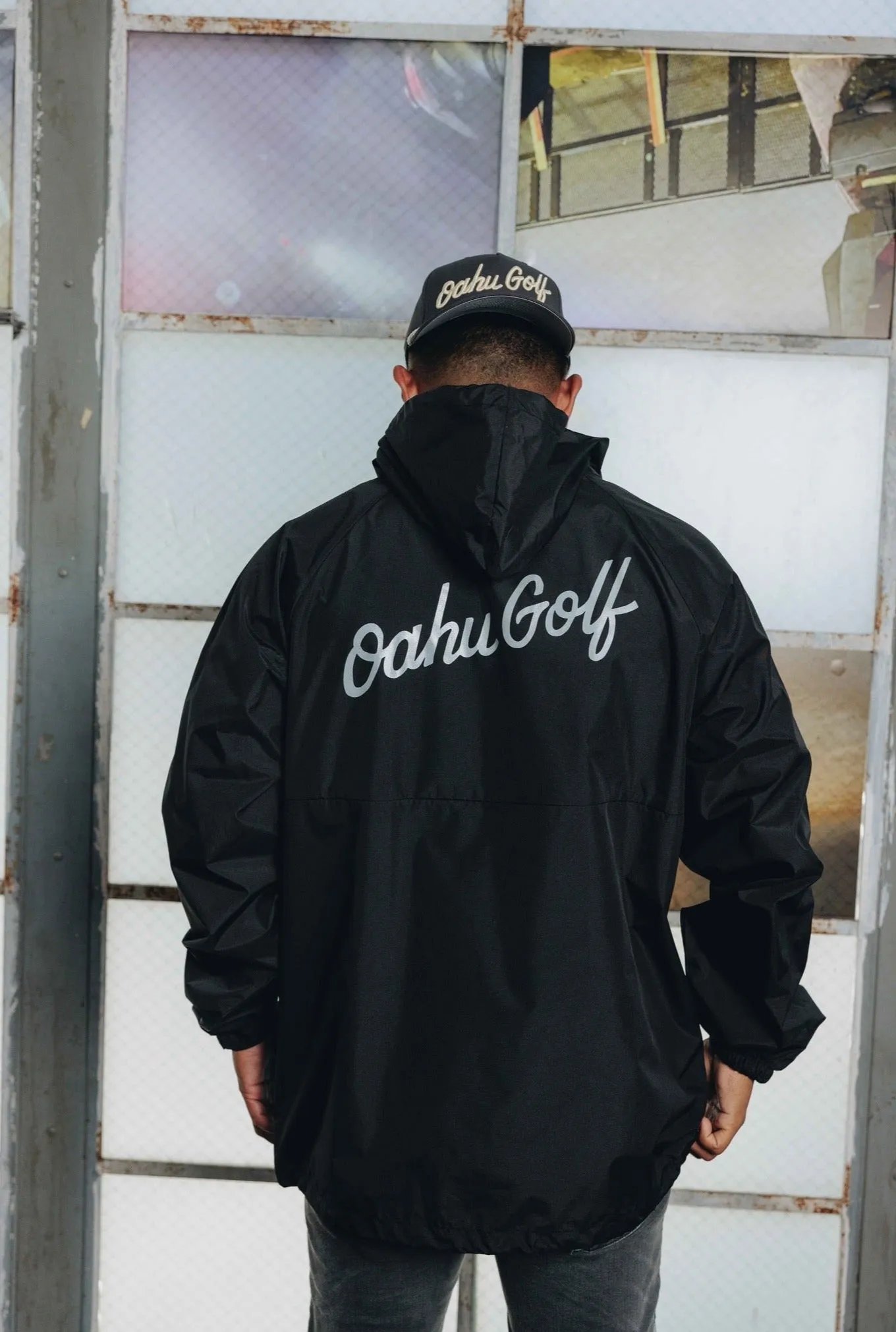 "Tradewind Breaker" - OGA Windbreaker - Black Lava