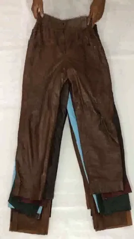 Retro Glam: Vintage Leather Pants 🔥👖 (S-279)