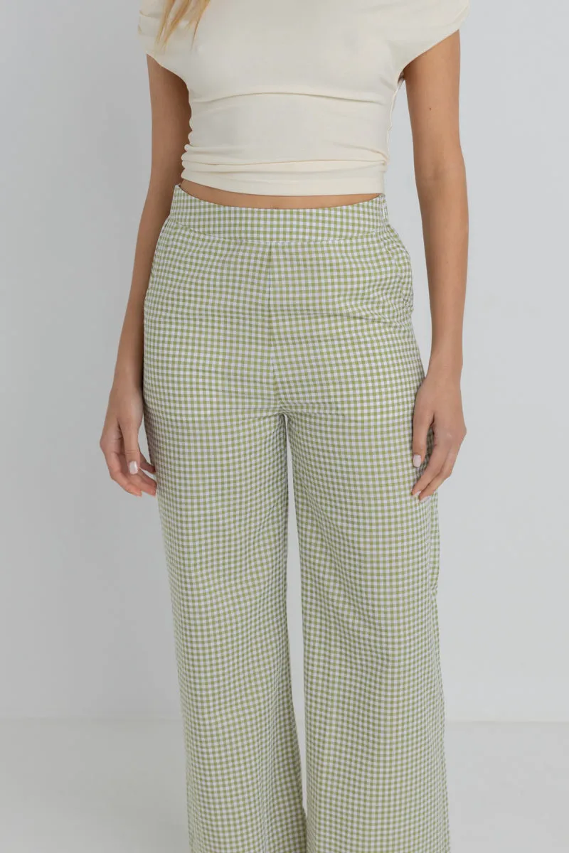 RHYTHM Lana Gingham Pant