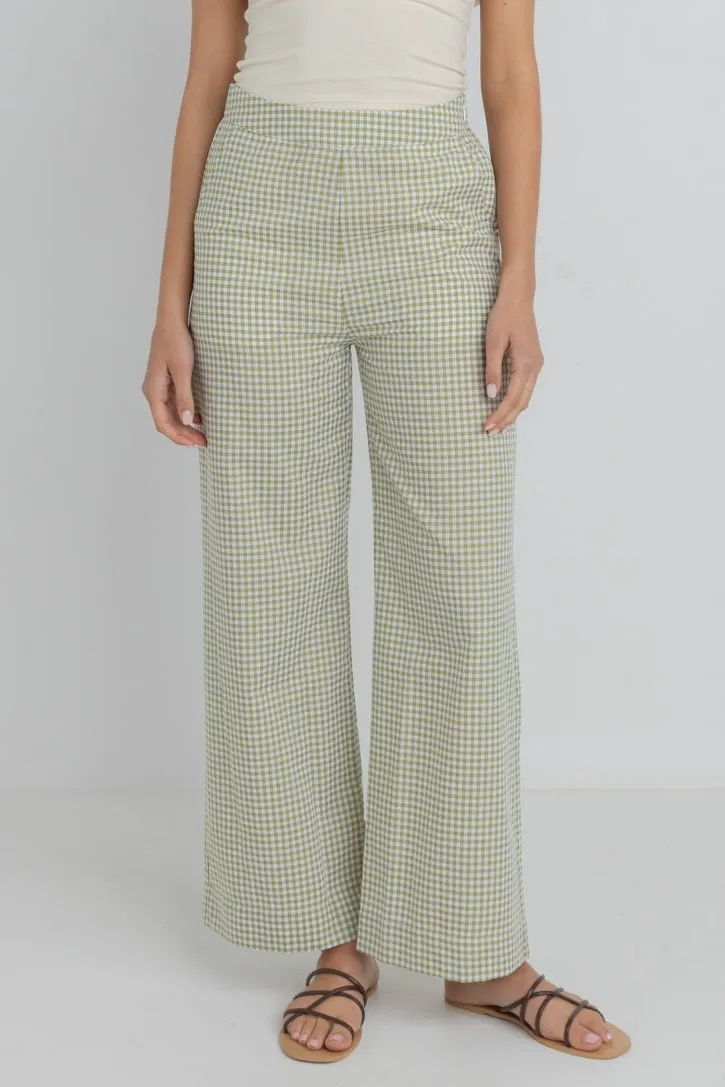 RHYTHM Lana Gingham Pant