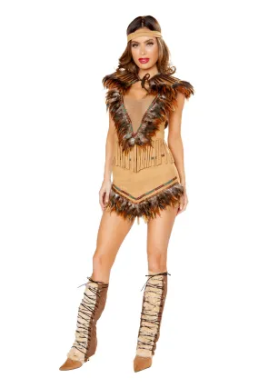 Roma 3pc Fringe Detail Hottie Costume