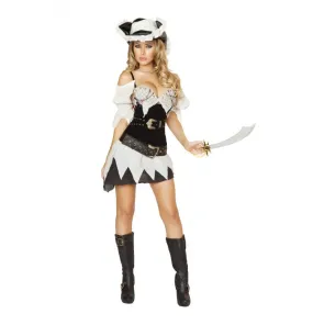 Roma 5pc Sexy Shipwrecked Sailor Costume