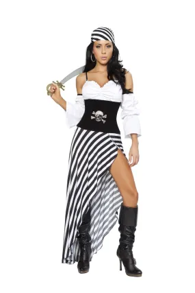 Roma 6pc Pirate Lass Costume