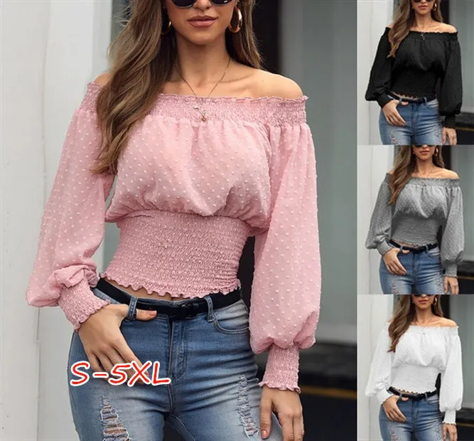 Ruffled Waist Chiffon Shirt T-Shirt