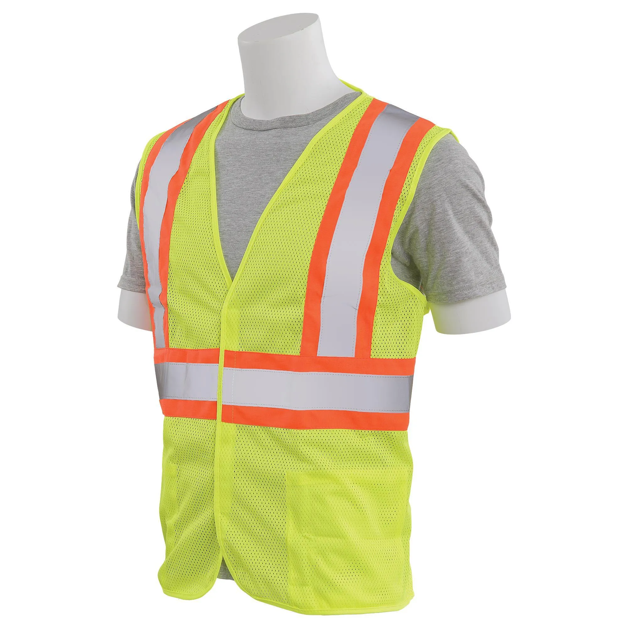 S382T Class 2 Mesh Safety Vest with Contrasting Tape - Tall