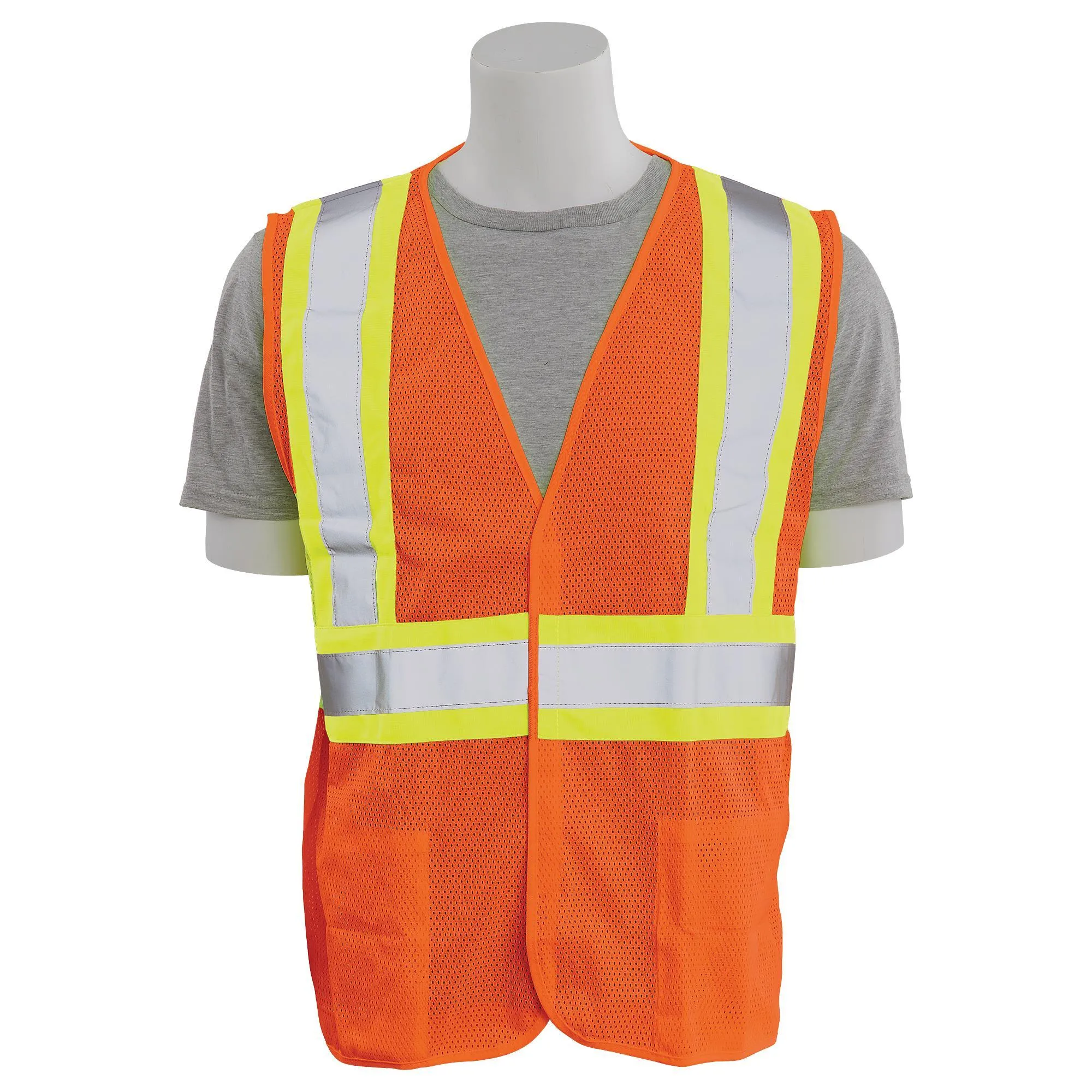 S382T Class 2 Mesh Safety Vest with Contrasting Tape - Tall