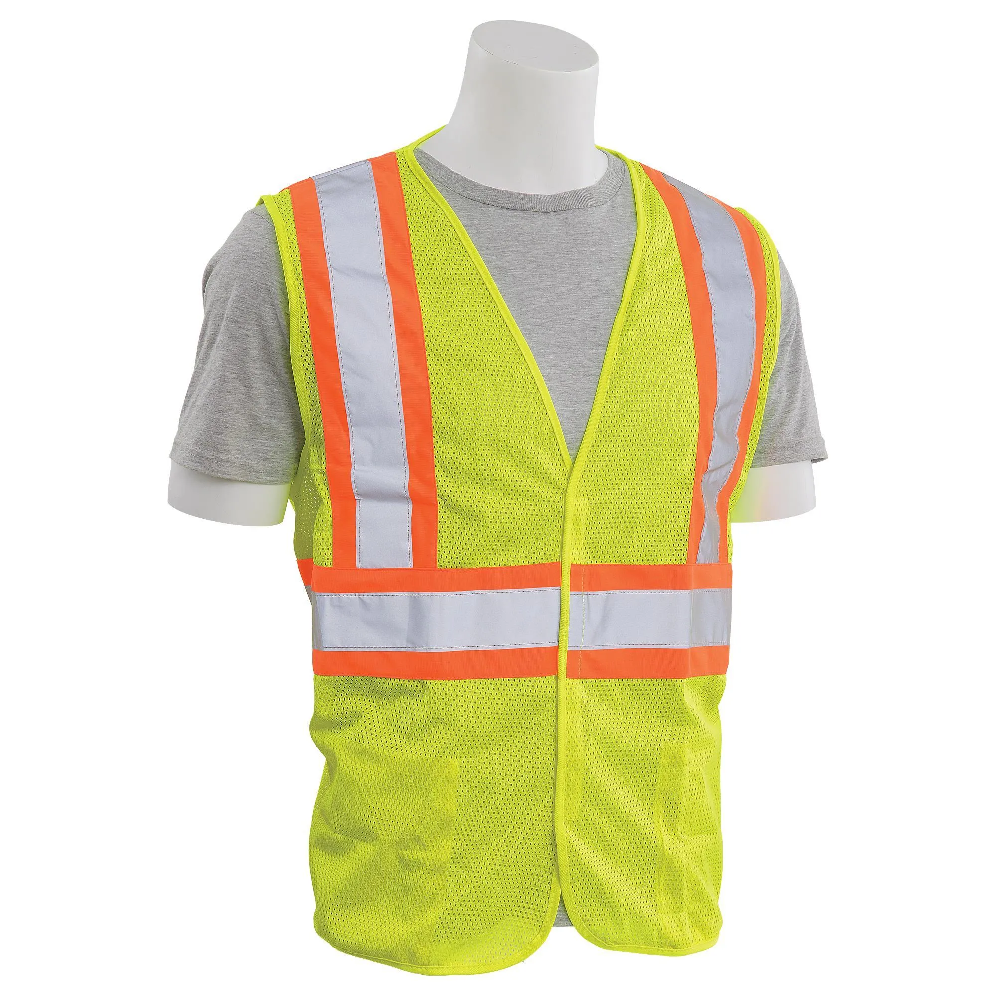 S382T Class 2 Mesh Safety Vest with Contrasting Tape - Tall