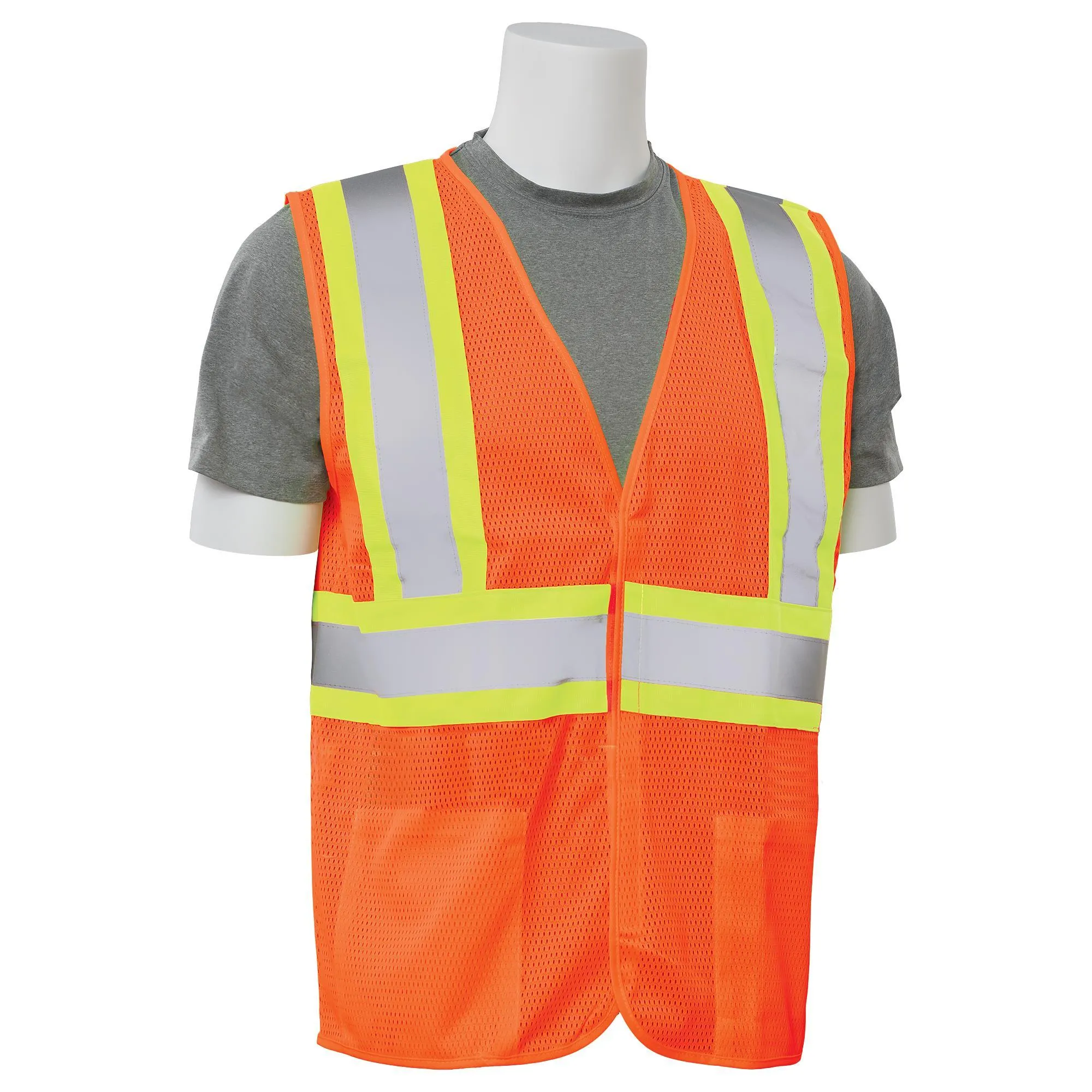 S382T Class 2 Mesh Safety Vest with Contrasting Tape - Tall