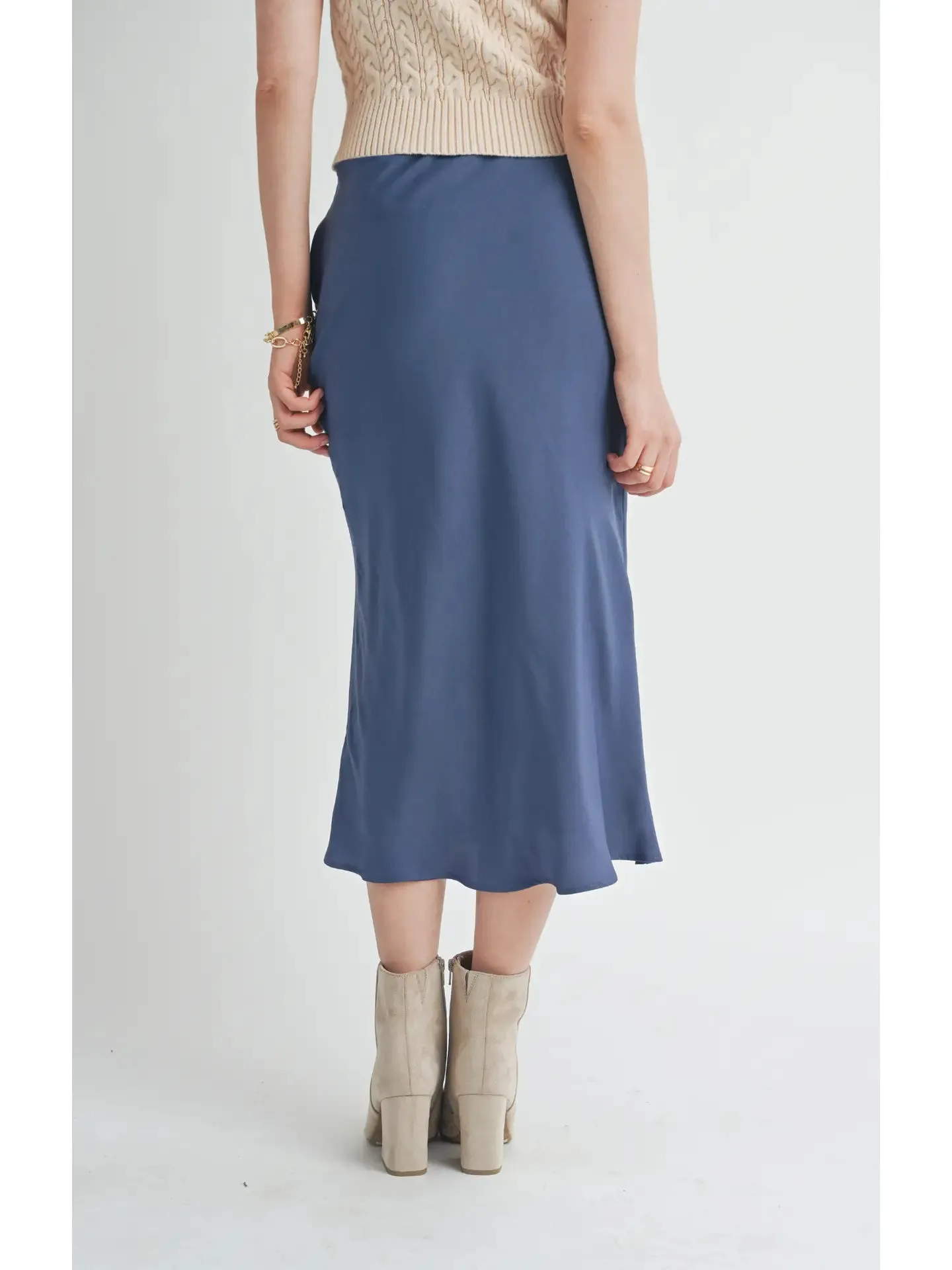 Sage the Label Write Poetry Mermaid Midi Skirt