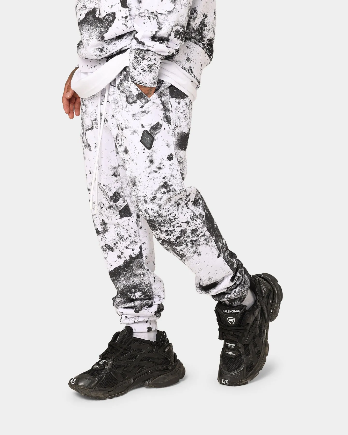 Saint Morta Acid Sweatpants White/Grey/Black