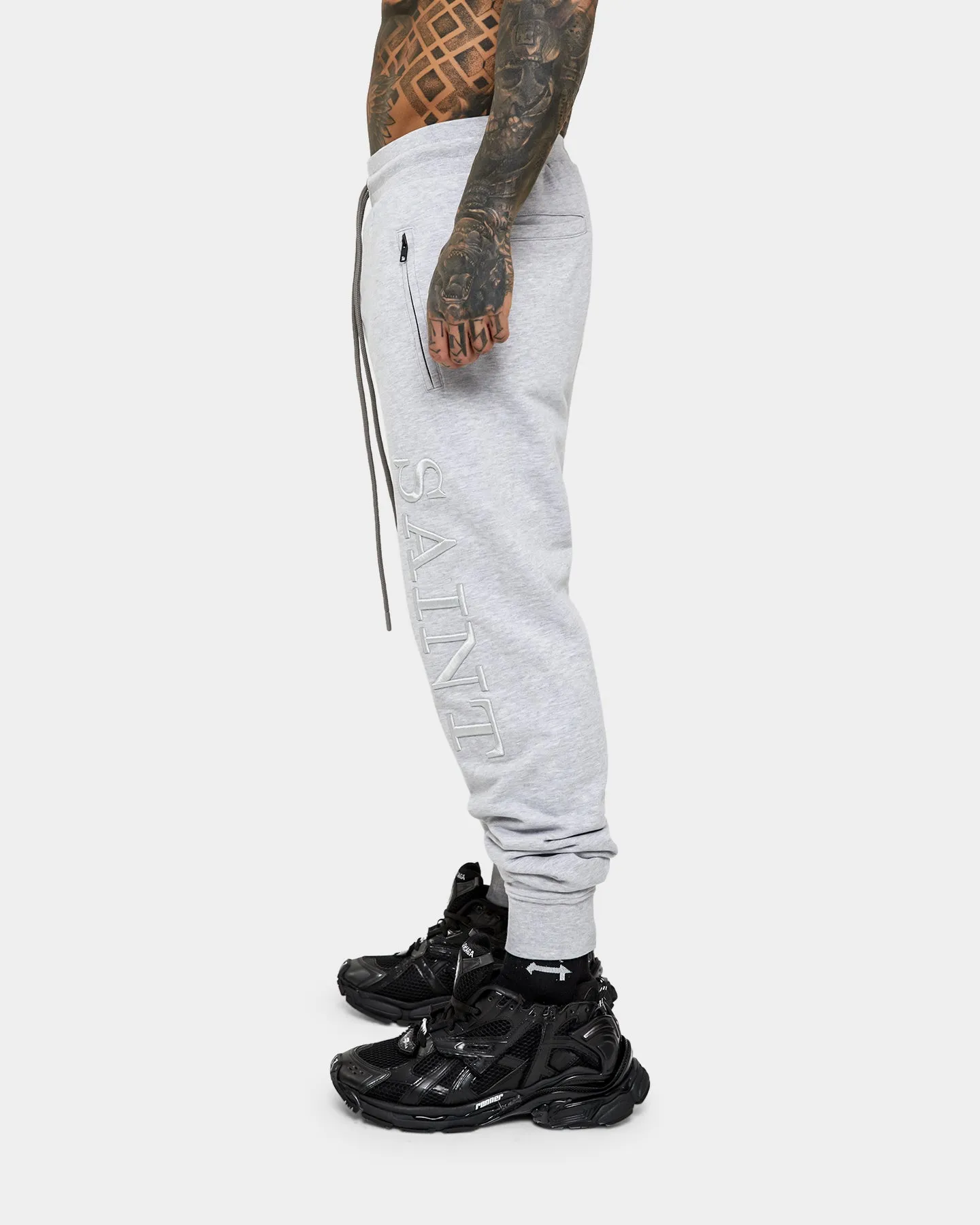 Saint Morta Annex Sweat Pants Light Grey Melange