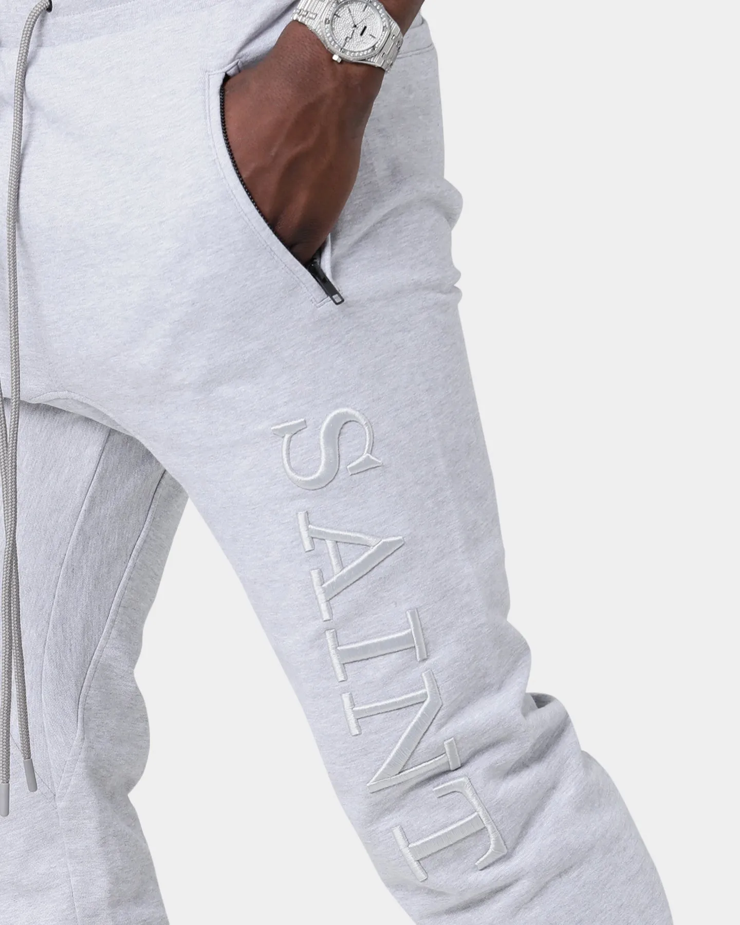 Saint Morta Annex Sweat Pants Light Grey Melange