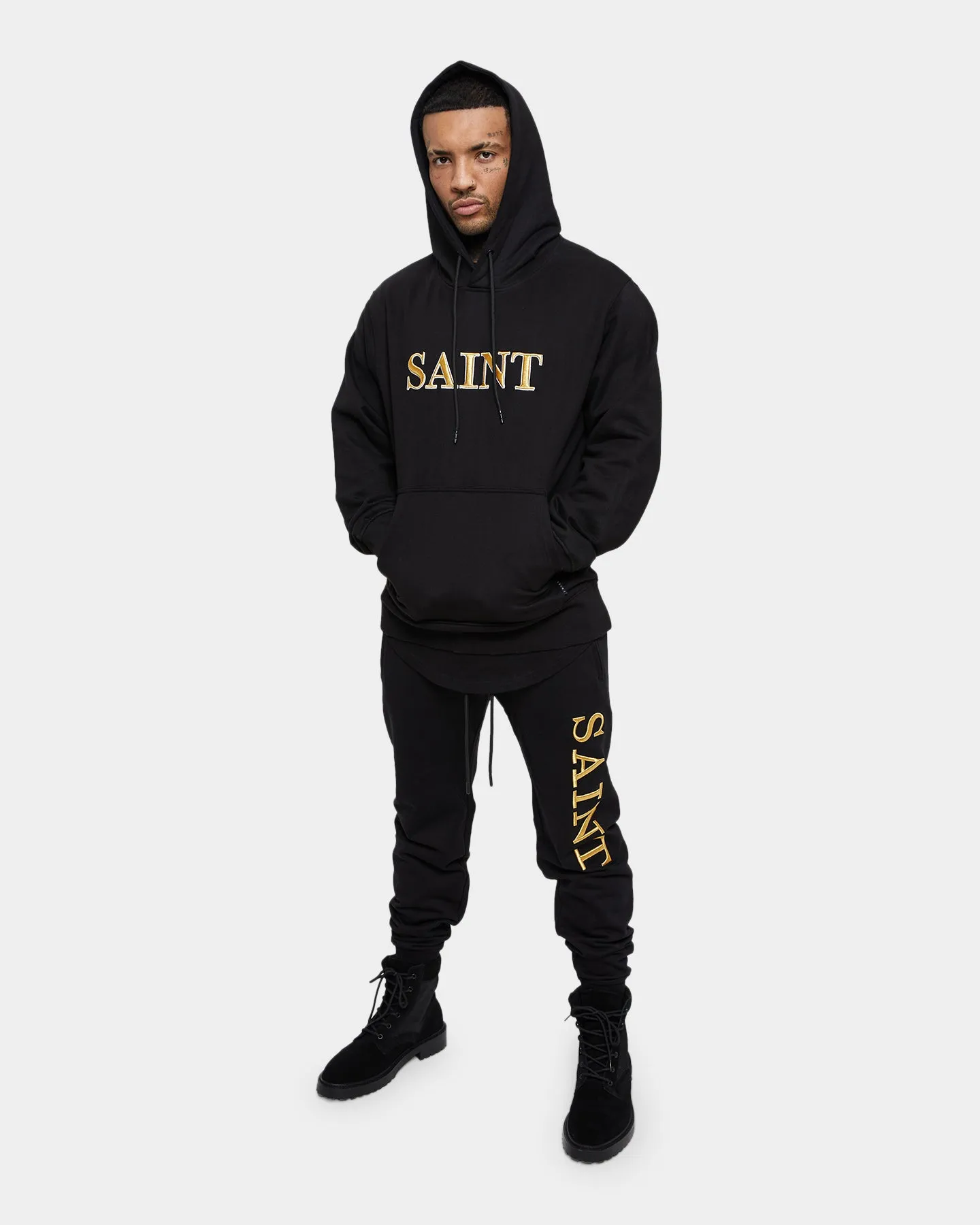 Saint Morta Annex Sweatpants Black/Gold