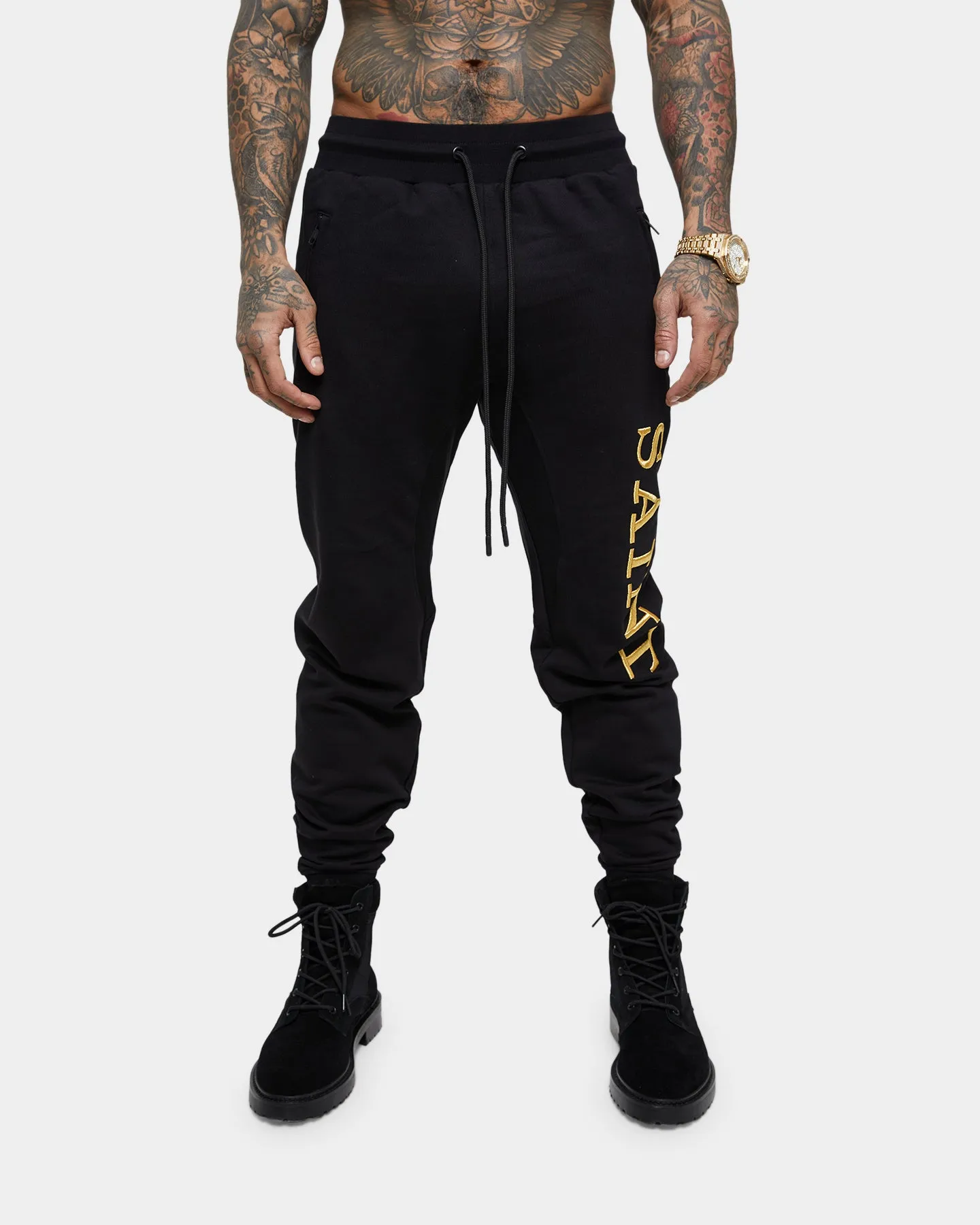 Saint Morta Annex Sweatpants Black/Gold