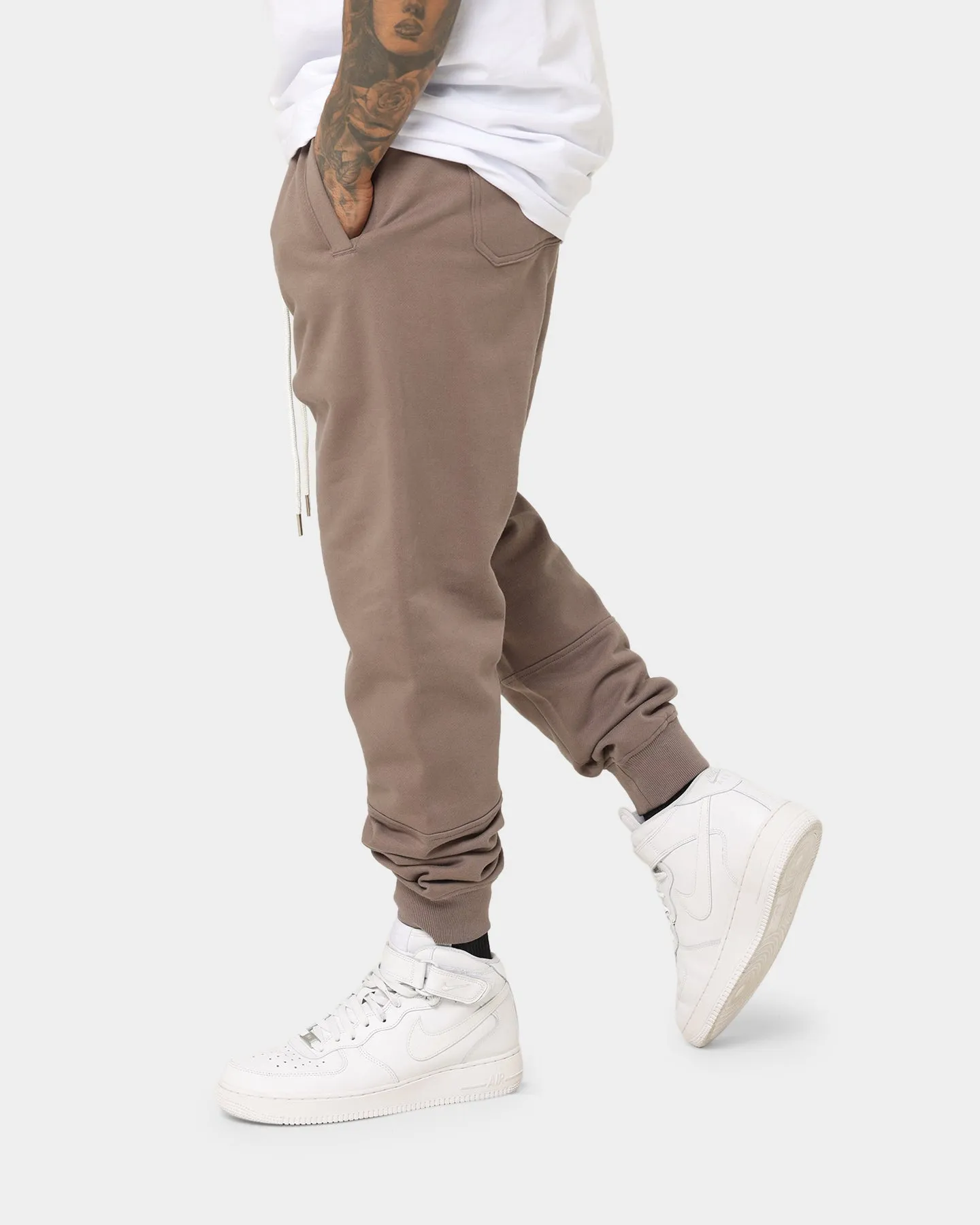 Saint Morta Graves Sweat Pants Dark Brown