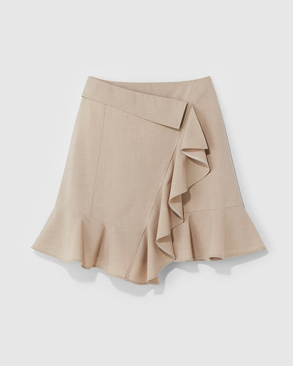 Sand Beige Water Stone Skirt