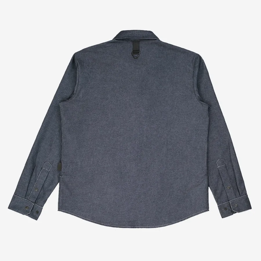 Schwartman Utility Pullover - Denim Blue