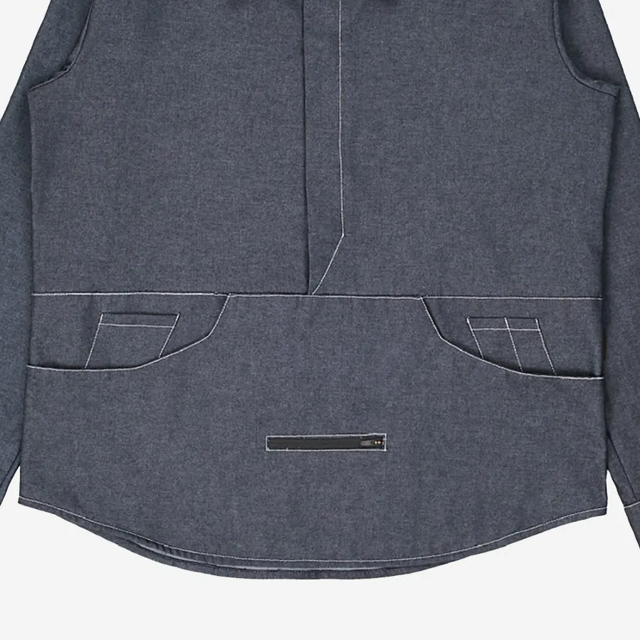 Schwartman Utility Pullover - Denim Blue