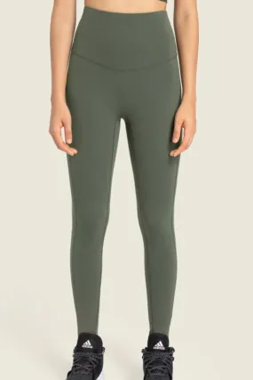 Seamless High-Rise Wide Waistband Yoga Leggings