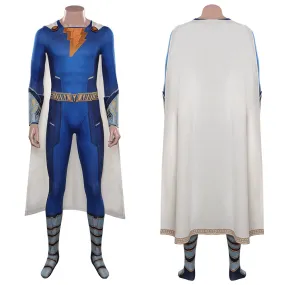 Shazam! Fury of the Gods- Freddy Cosplay Costume Jumpsuit Cloak Outfits Halloween Carnival Suit