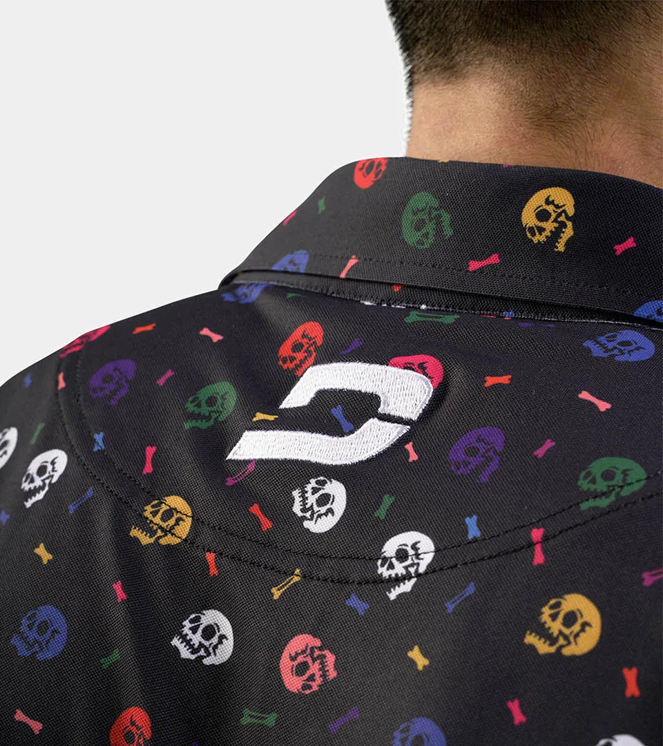 SKULLZ POLO - BLACK