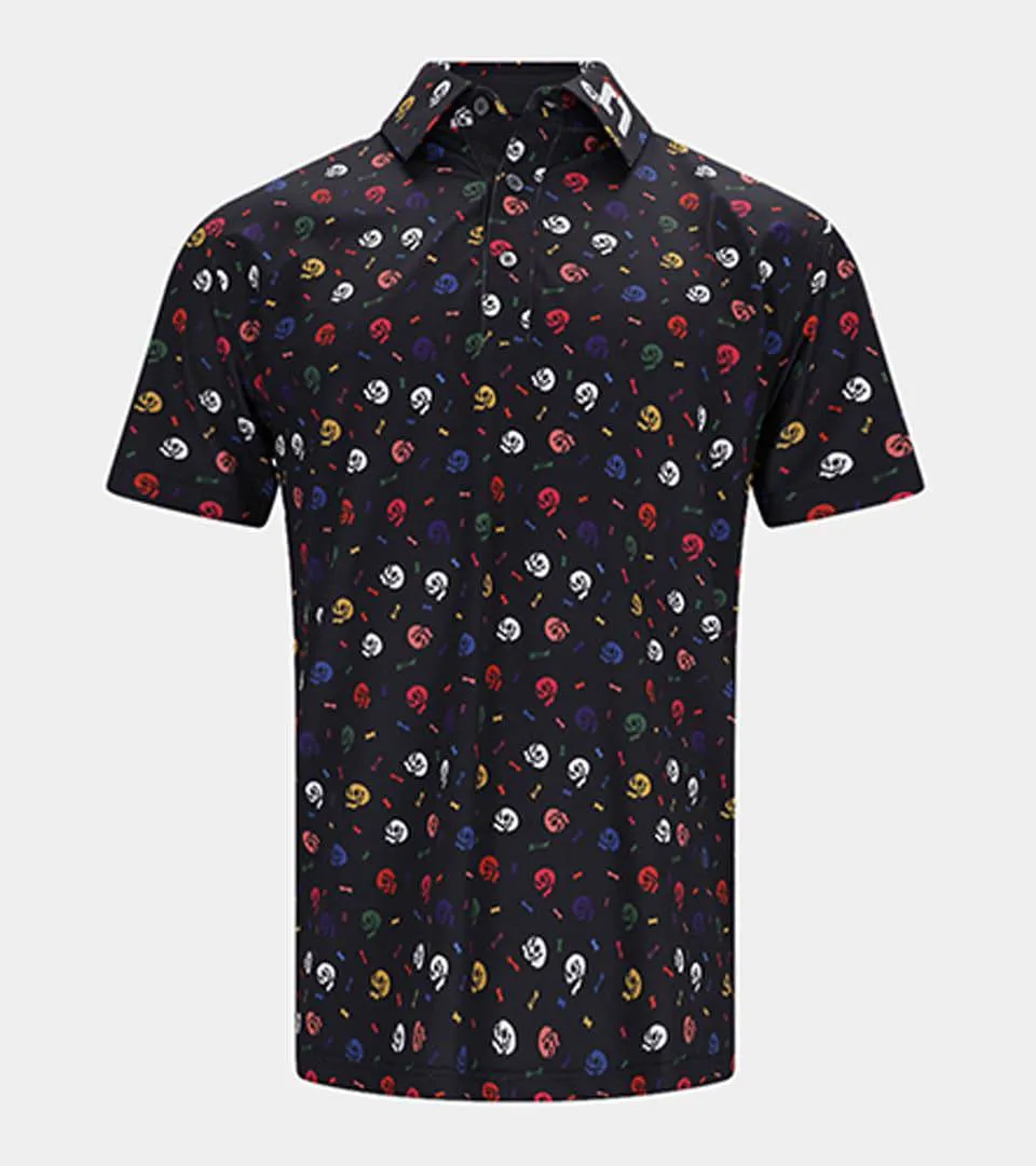 SKULLZ POLO - BLACK