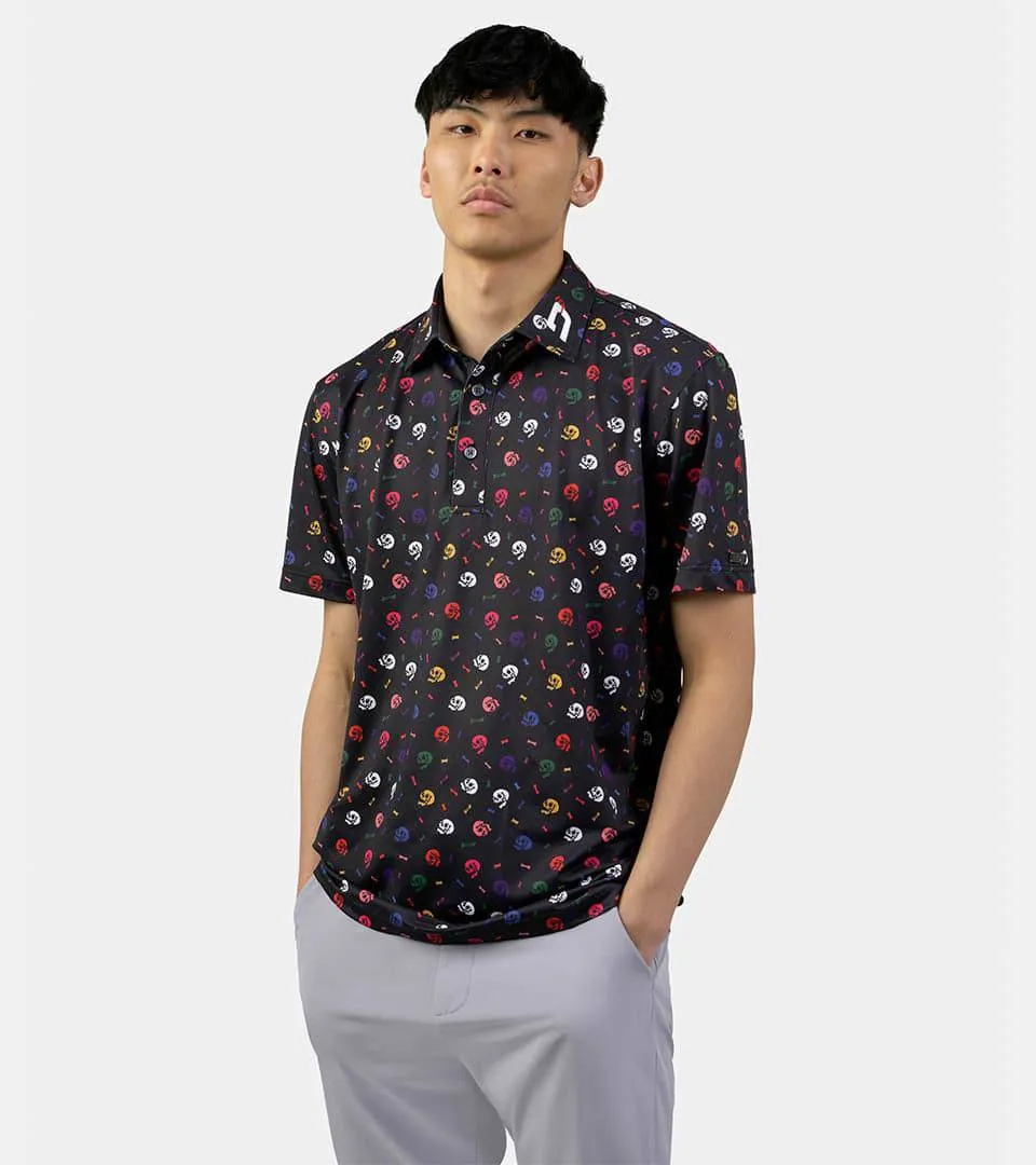 SKULLZ POLO - BLACK