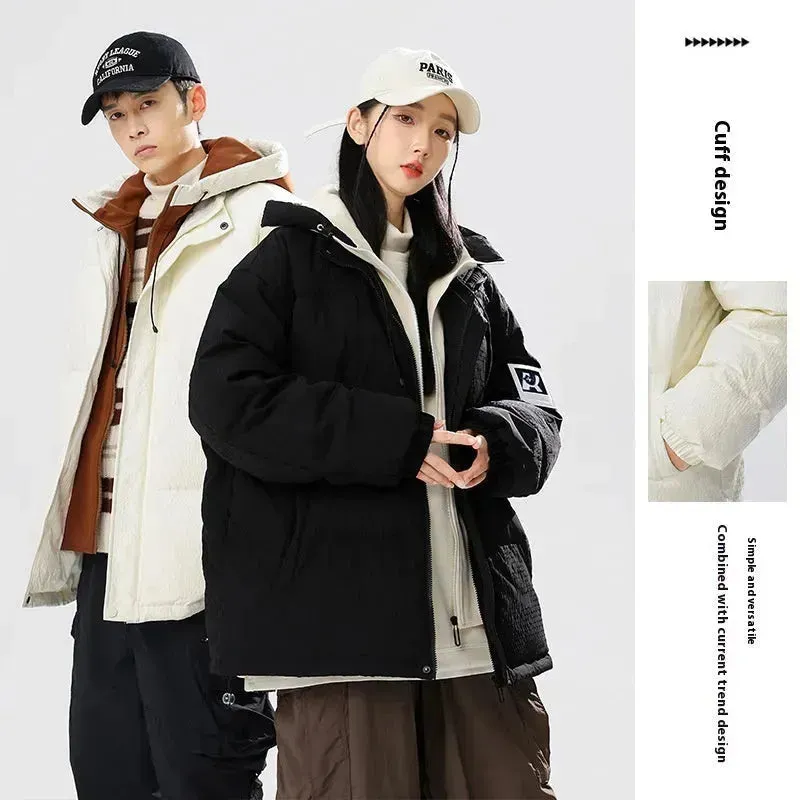 Street Hip pop style Thick Oversized Duck Down Jacket Unisex