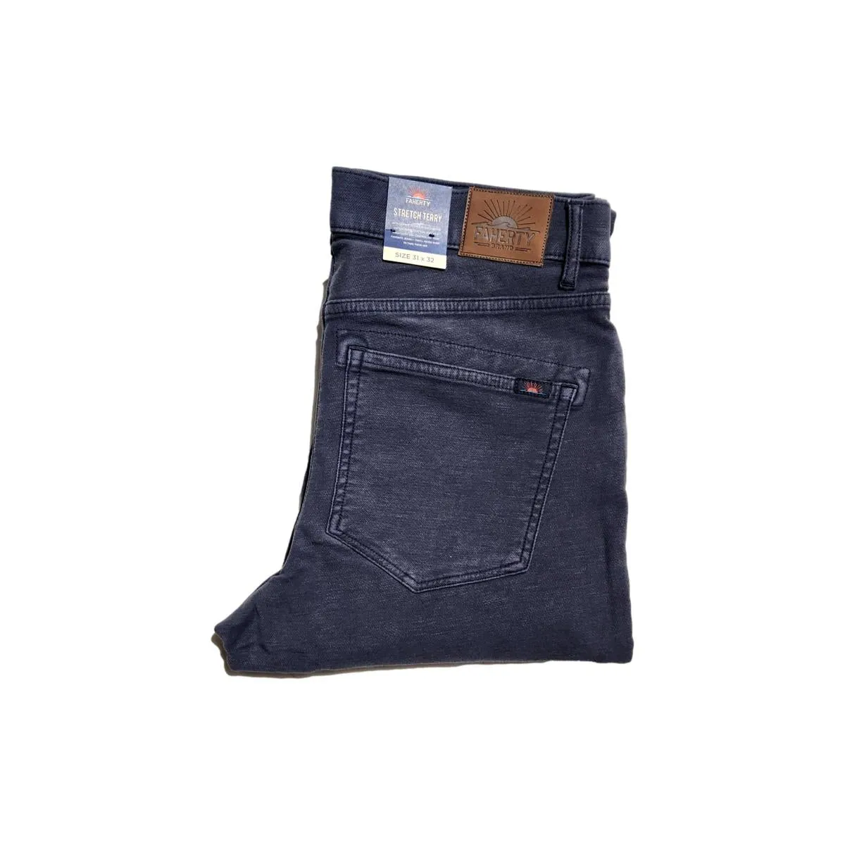 Stretch Terry 5-Pocket Navy